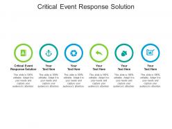 Critical event response solution ppt powerpoint presentation outline designs cpb