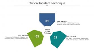 Critical incident technique ppt powerpoint presentation pictures example introduction cpb