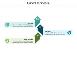 Critical incidents ppt powerpoint presentation pictures icons cpb