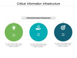 Critical information infrastructure ppt powerpoint presentation model example introduction cpb
