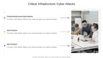 Critical Infrastructure Cyber Attacks In Powerpoint And Google Slides Cpb