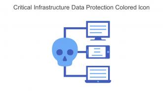 Critical Infrastructure Data Protection Colored Icon In Powerpoint Pptx Png And Editable Eps Format