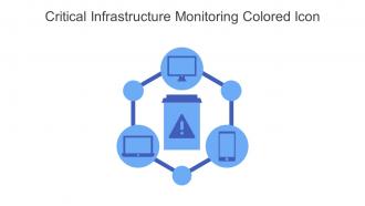 Critical Infrastructure Monitoring Colored Icon In Powerpoint Pptx Png And Editable Eps Format