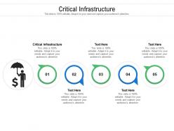 Critical infrastructure ppt powerpoint presentation infographics background image cpb