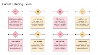 Critical Listening Types In Powerpoint And Google Slides Cpb