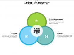 Critical management ppt powerpoint presentation infographics slide portrait cpb