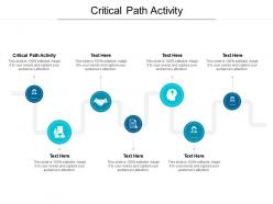 Critical path activity ppt powerpoint presentation gallery graphics example cpb
