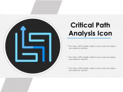Critical path analysis icon