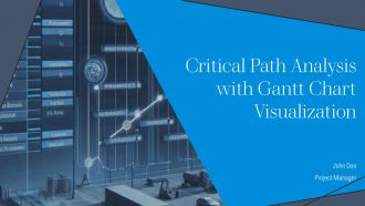Critical Path Analysis With Gantt Chart Visualization PPT Graphics AT