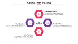 Critical Path Method Ppt Powerpoint Presentation Diagram Images Cpb