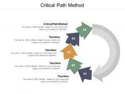 Critical path method ppt powerpoint presentation slides format cpb