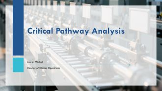 Critical Pathway Analysis PPT Mockup VA