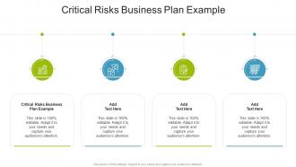 Critical Risks Business Plan Example In Powerpoint And Google Slides Cpb