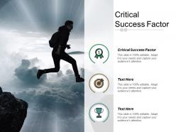 Critical success factor ppt powerpoint presentation file professional cpb