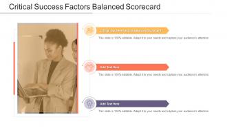 Critical Success Factors Balanced Scorecard In Powerpoint And Google Slides Cpb