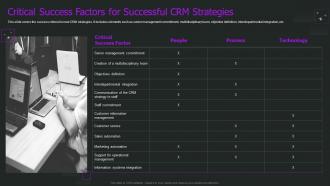 Critical Success Factors For Successful Crm Strategies Crm Implementation Process