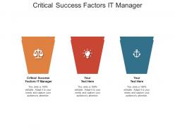 Critical success factors it manager ppt powerpoint presentation show display cpb