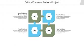 Critical success factors project ppt powerpoint presentation gallery guide cpb