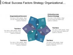 Critical success factors strategy organizational structure services management cpb