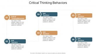 Critical Thinking Behaviors In Powerpoint And Google Slides Cpb