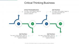Critical Thinking Business In Powerpoint And Google Slides Cpb