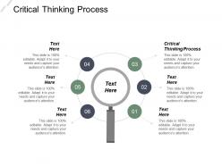Critical thinking process ppt powerpoint presentation infographic template inspiration cpb