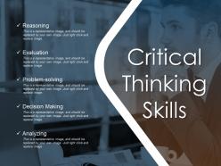 Critical thinking skills ppt samples download