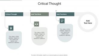 Critical Thought In Powerpoint And Google Slides Cpb