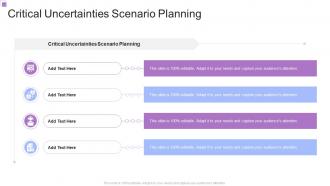 Critical Uncertainties Scenario Planning In Powerpoint And Google Slides Cpb