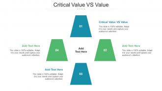 Critical Value VS Value Ppt Powerpoint Presentation Gallery Inspiration Cpb
