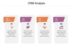 Crm analysis ppt powerpoint presentation file objects cpb