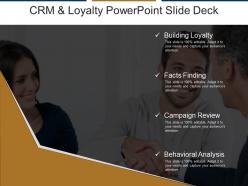 Crm And Loyalty Powerpoint Slide Deck