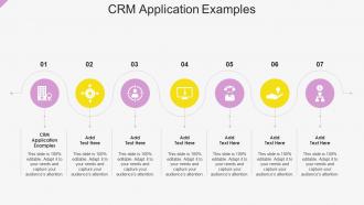 CRM Application Examples In Powerpoint And Google Slides Cpb