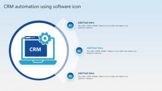 CRM Automation Using Software Icon
