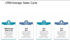 Crm average sales cycle ppt powerpoint presentation summary mockup cpb