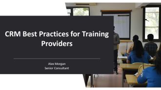 CRM Best Practices For Training Providers PPT Information AT
