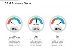 Crm business model ppt powerpoint presentation ideas icons cpb