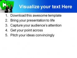 Crm business powerpoint templates and powerpoint backgrounds 0611