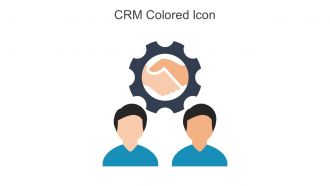 CRM Colored Icon In Powerpoint Pptx Png And Editable Eps Format