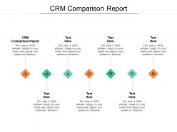 Crm comparison report ppt powerpoint presentation portfolio icon cpb