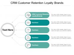Crm customer retention loyalty brands ppt powerpoint presentation infographic cpb