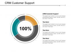 Crm customer support ppt powerpoint presentation infographic template vector cpb