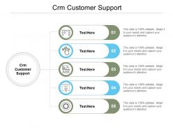 Crm customer support ppt powerpoint presentation show summary cpb