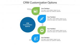 Crm customization options ppt powerpoint presentation inspiration show cpb