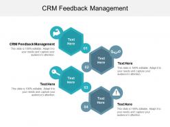 Crm feedback management ppt powerpoint presentation styles graphics example cpb