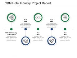Crm hotel industry project report ppt powerpoint presentation icon shapes cpb