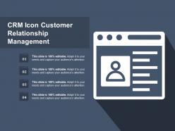 Crm icon customer relationship management