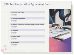 Crm implementation agreement cont rights ppt file topics