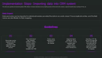 Crm Implementation Process Implementation Steps Importing Data Into Crm System