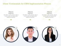 CRM Implementation Process Proposal Powerpoint Presentation Slides